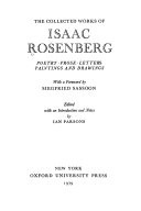 The Collected Works of Isaac Rosenberg